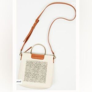 Altar'd State Ash Bag Cream Animal Print Crossbody Bag